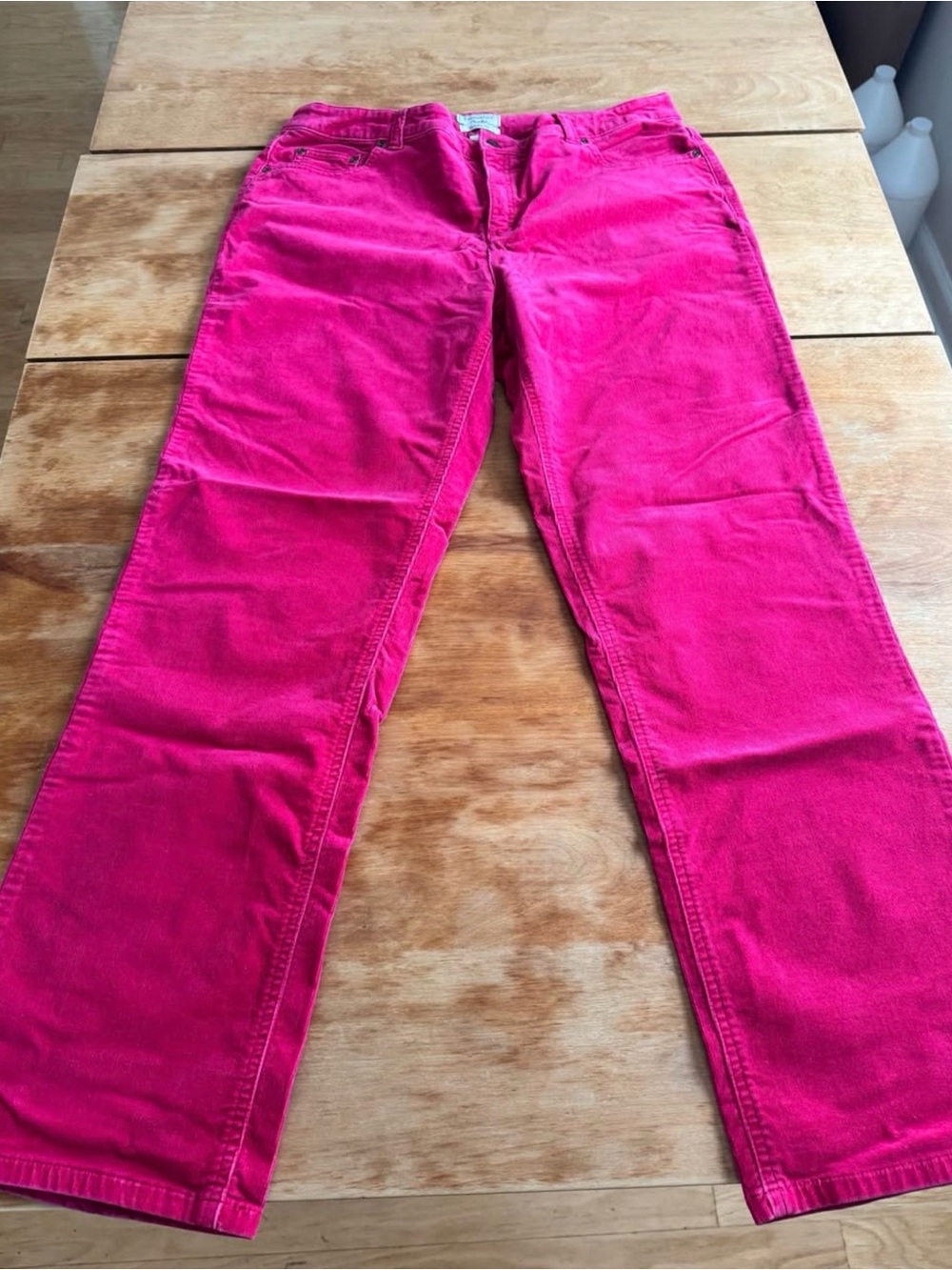 Ditch your boring denim! High-Octane Electric Fuchsia Straight-Leg Jeans